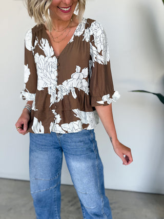 The Crissa Top (Mocha)