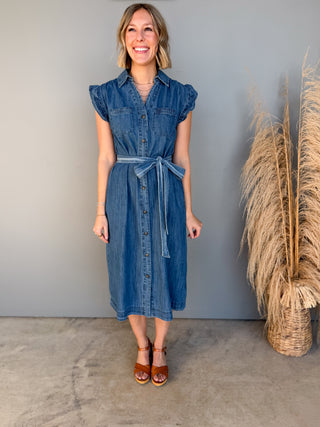 The Acadia Denim Dress
