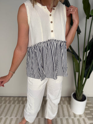 The Auden Gauze Top
