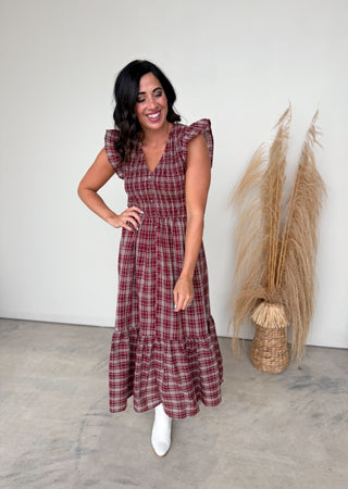 The Birdie Plaid Dress