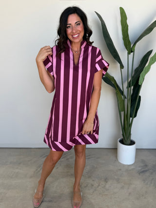 The Agnes Dress (Plum)