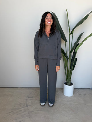 The Hudson Ribbed Pants (Ash)