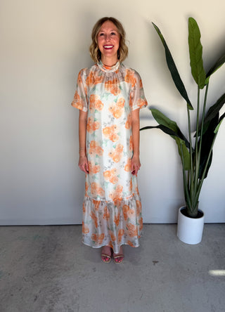The Iris Sheer Maxi Dress