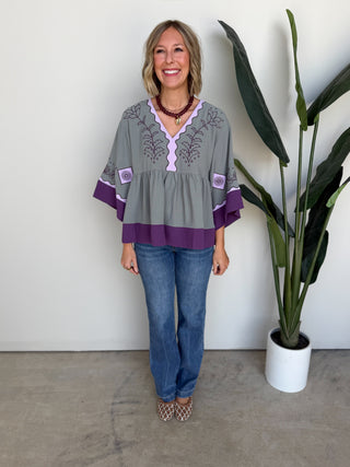 The Veronica Embroidered Top
