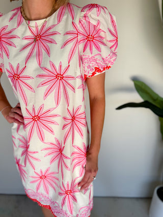 The Petunia Embroidered Dress