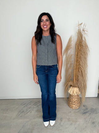 The Willa Gingham Vest