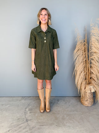 The Gemma Dress (Forest)