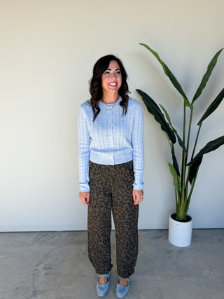 The Elara Knit Top (Sky)