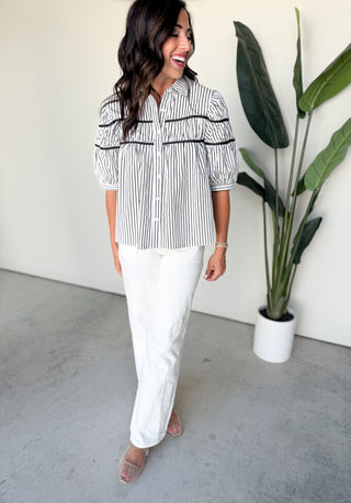 The Lisbon Striped Top