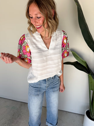 The Celosia Texture Top