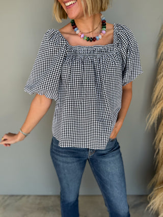 The Florivel Gingham Top