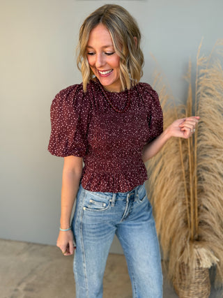 The Linus Polkadot Top