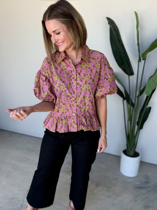 The Bernice Floral Top