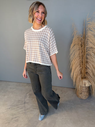 The Holloway Gingham Sweater