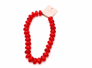 Treasure Jewels Chunky Necklace (Red)