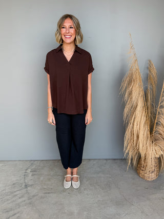 The Barrett Top (Brown)