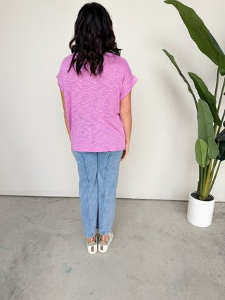 The Miller Knit Top (Purple)
