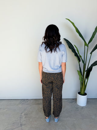 The Mitchell Striped Top (Sky)
