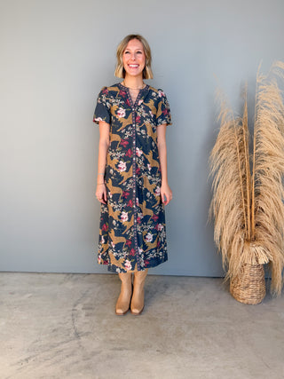 The Elina Button Dress