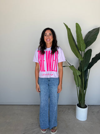 The Well Clothing Tee Cropped