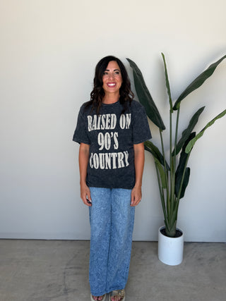 Raised on 90s Country Graphic Top