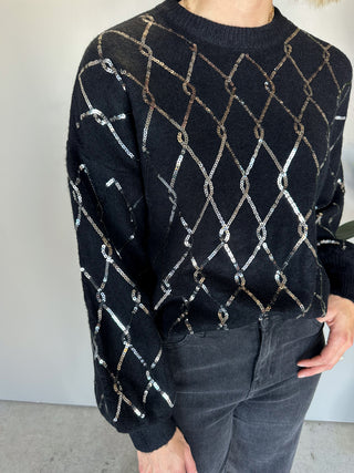 The Melody Sequin Sweater