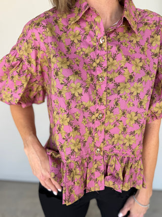 The Bernice Floral Top