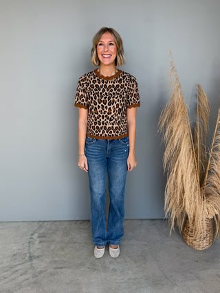 The Greer Leopard Sweater