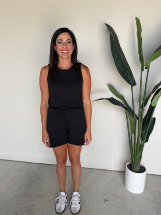 The Rodanthe Romper (Black)