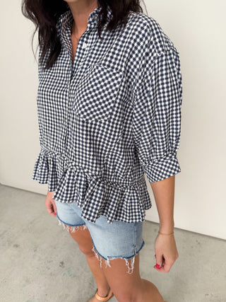 The Luca Gingham Top