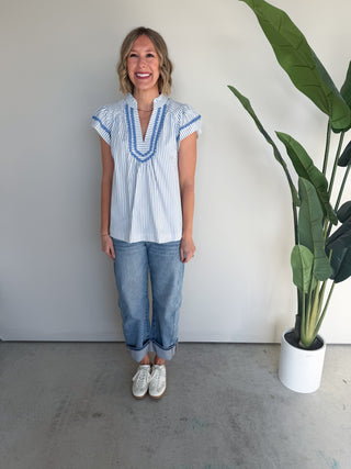 The Desire Scallop Top