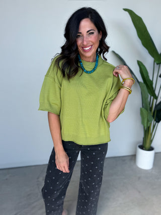 The Keely Sweater (Chartruse)