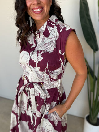 The Fern Dress (Wine)