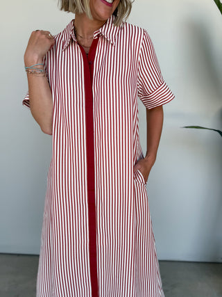 The Pritchard Striped Maxi