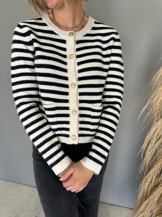 The Drew Button Sweater