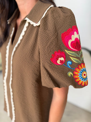 The Tate Embroidered Top