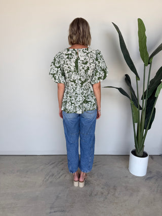 The Lynn Floral Top