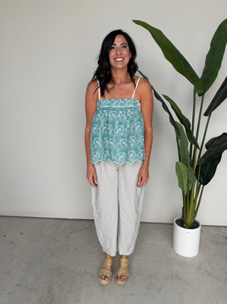 The Peori Embroidered Top