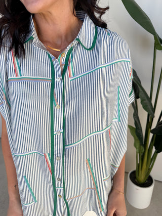 The Craig Button Top
