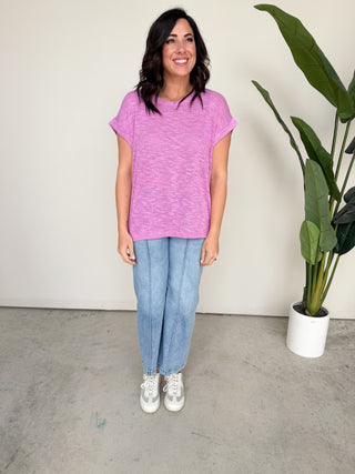 The Miller Knit Top (Purple)