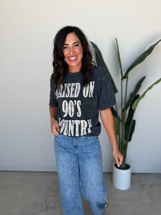 Raised on 90s Country Graphic Top