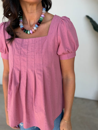 The Indira Pleated Top