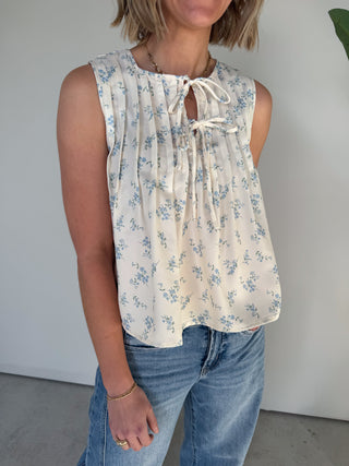 The Arabella Pleated Top