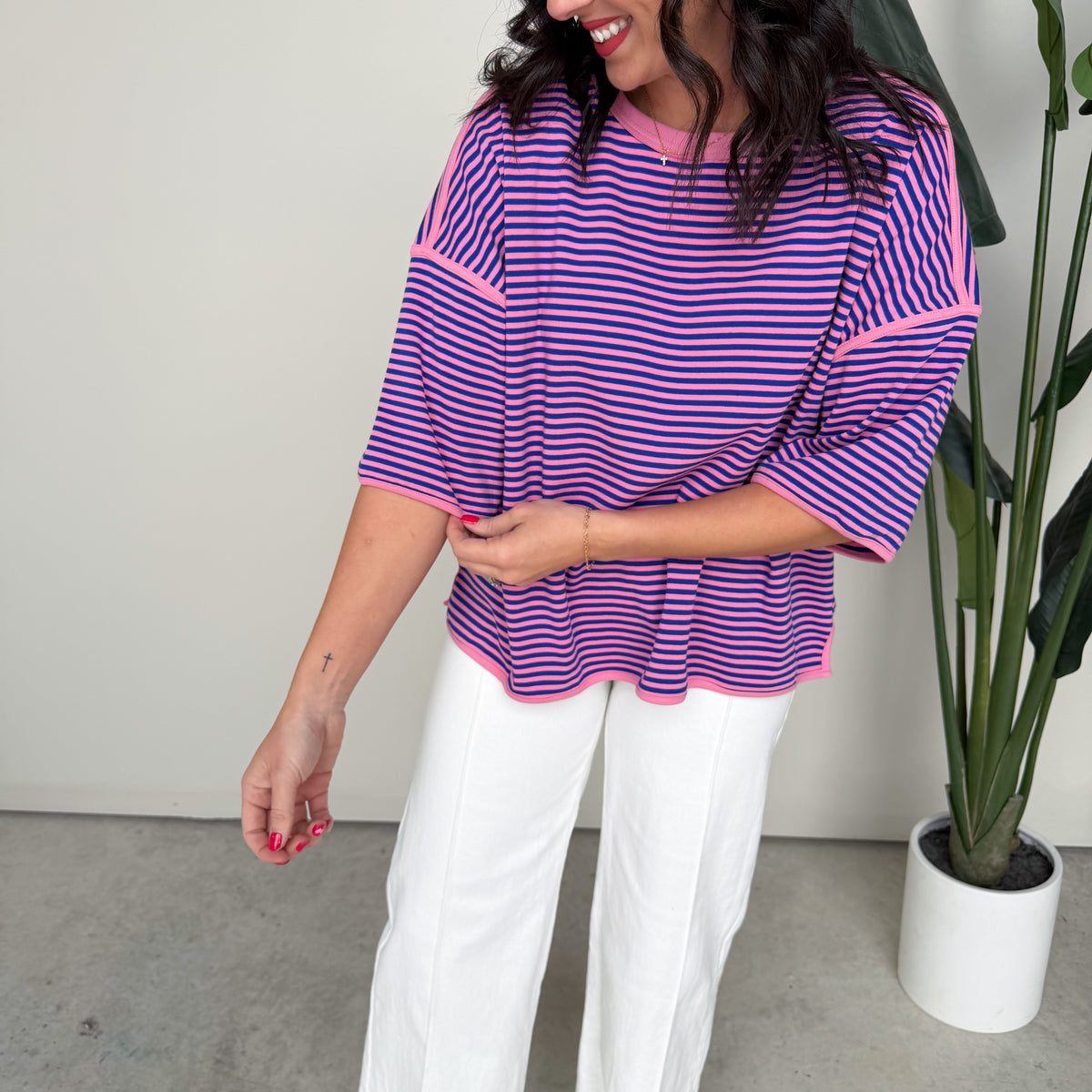 The Reese Oversize Top – The Well Clothing Boutique