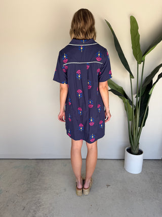 The Peony Embroidered Dress
