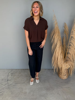 The Barrett Top (Brown)