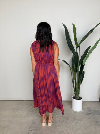 The Vera Tie Dress (Plum)