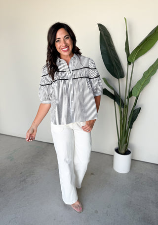 The Lisbon Striped Top
