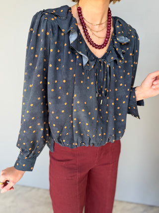 The Oakley Polkadot Top