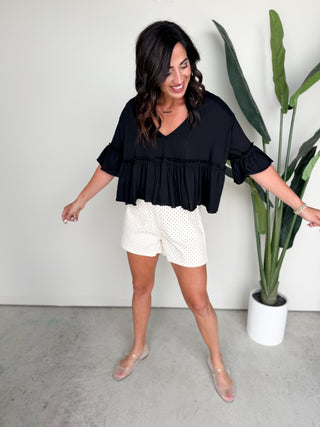 The Perth Ruffle Top